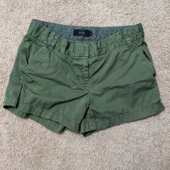 Sage Green 3.5" J. Crew Shorts - Picture 1 of 2